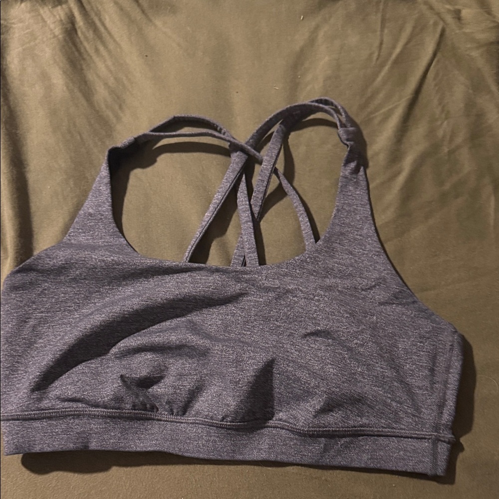 Women's Gray Sports Bra lululemon size 10